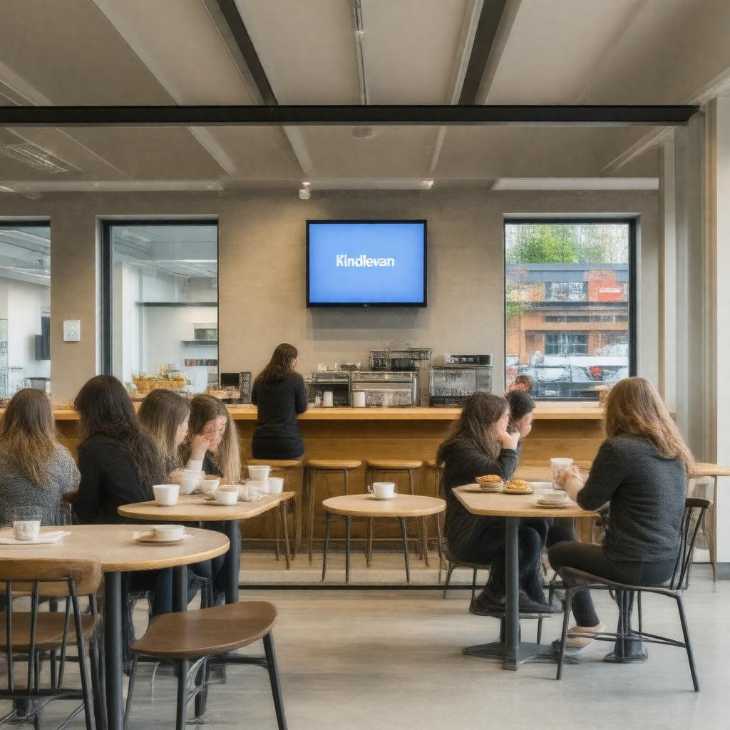 Click to view larger image AI-created image of Kindlevan Café