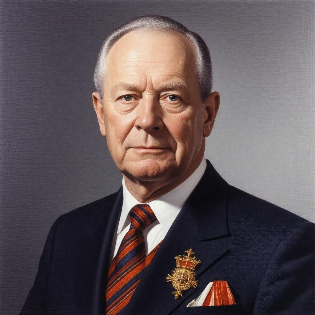 AI-created image of King Albert II