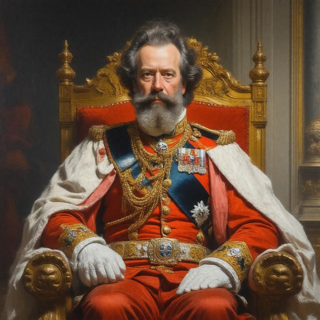 AI-created image of King Charles III