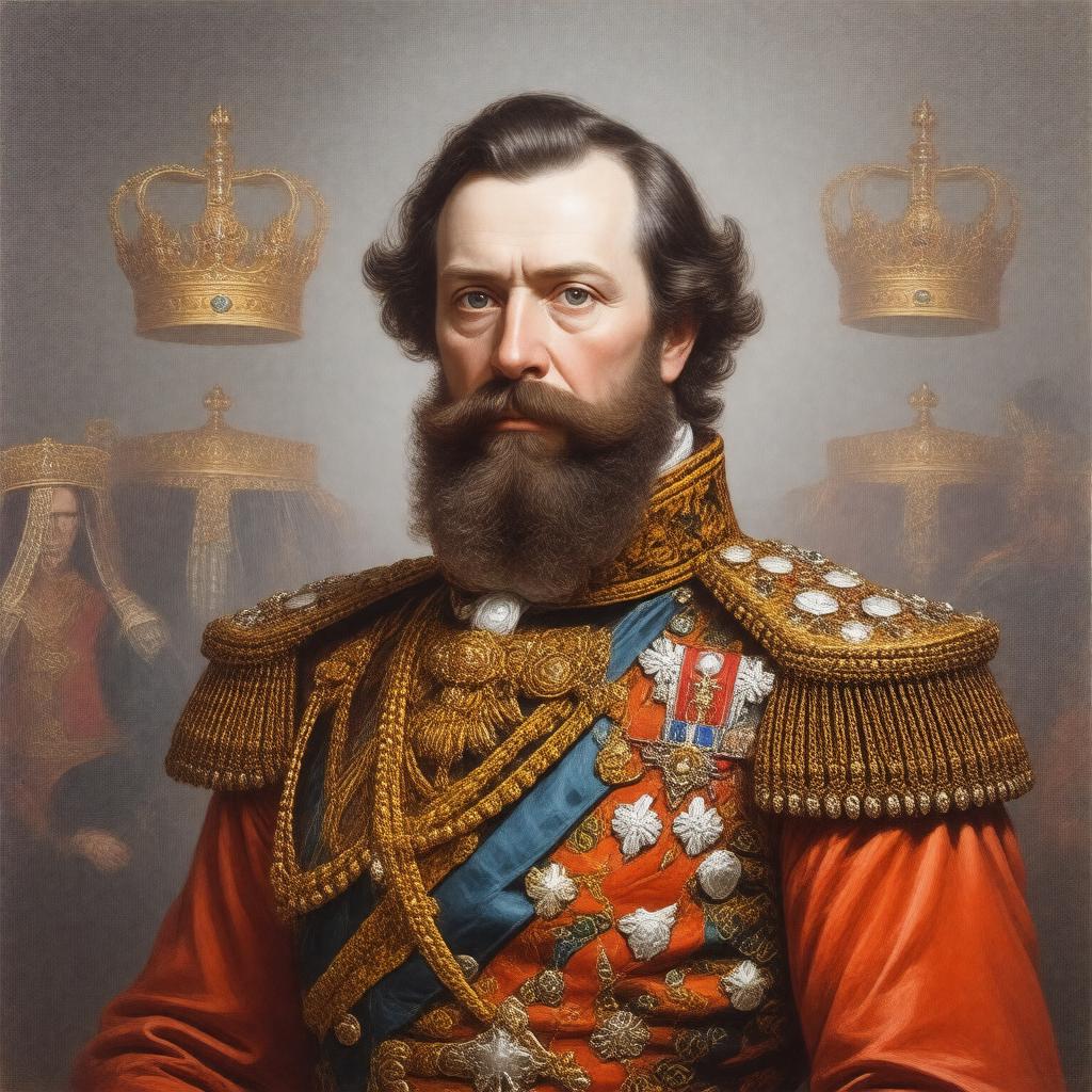 AI-created image of King Charles XIV John of Sweden