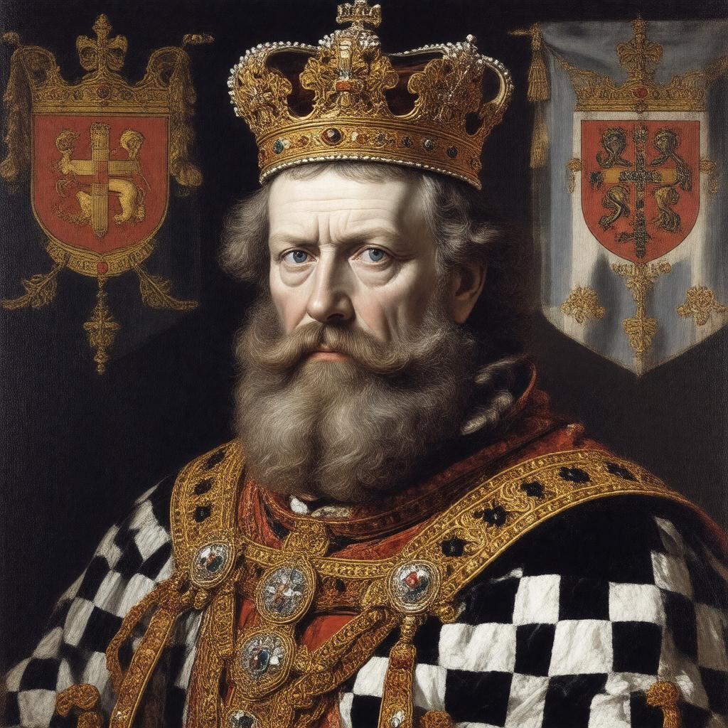 AI-created image of King Christian I of Denmark