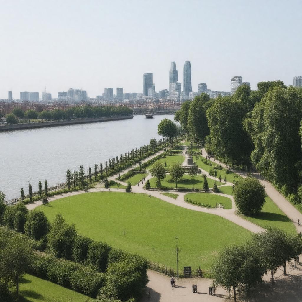 AI-created image of King Edward Memorial Park