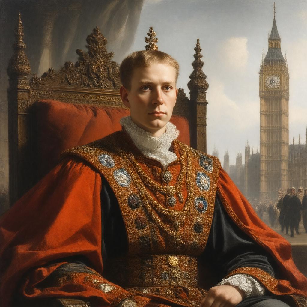AI-created image of King Edward VI
