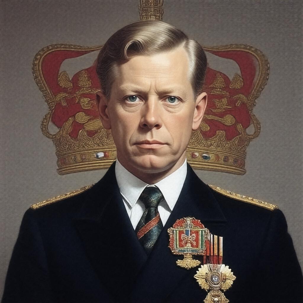 AI-created image of King Edward VIII