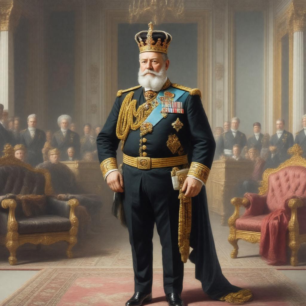 AI-created image of King Edward VII