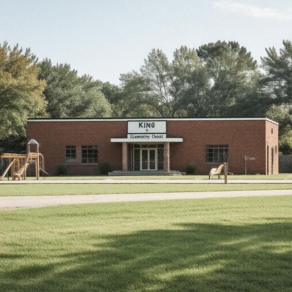 AI-created image of King Elementary School
