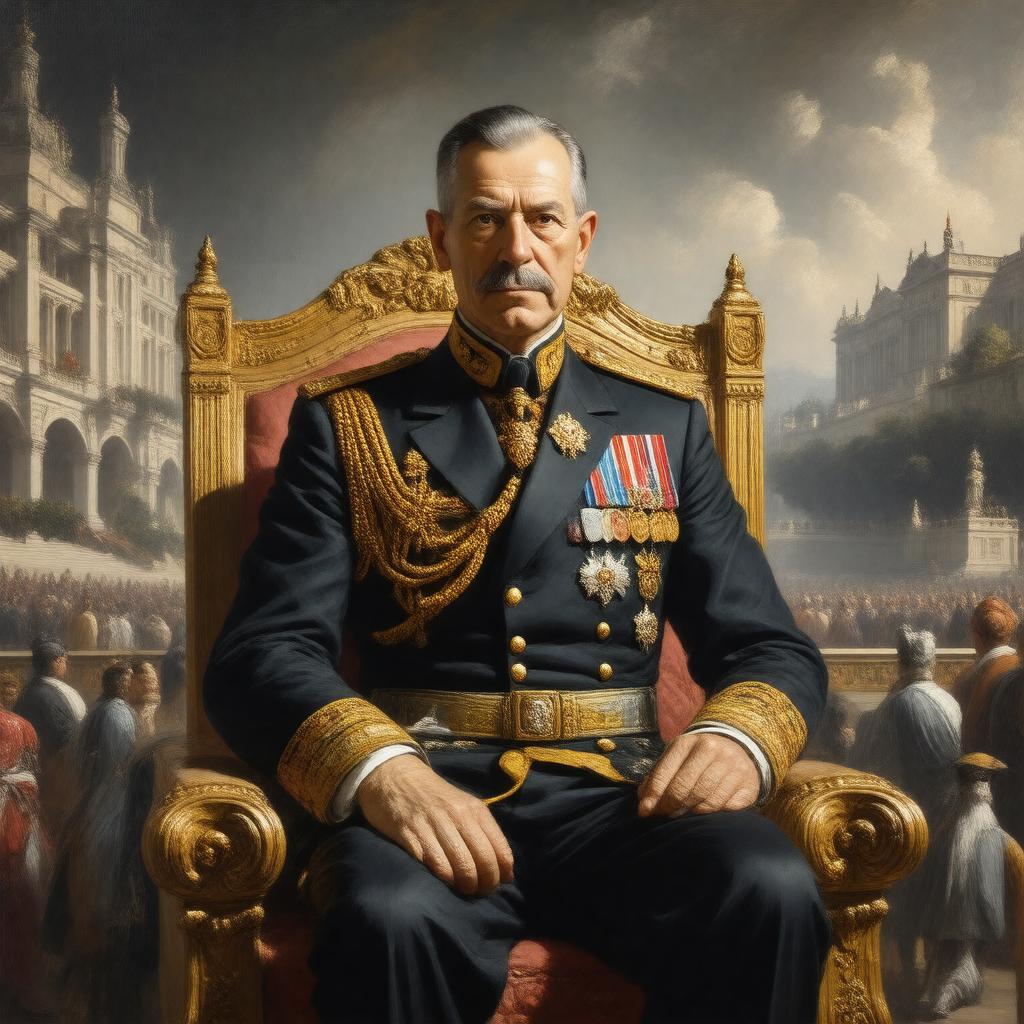 AI-created image of King Ferdinand I of Romania