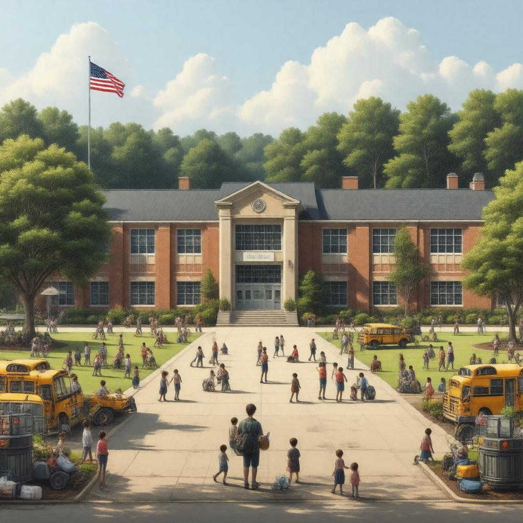 AI-created image of King George County Public Schools