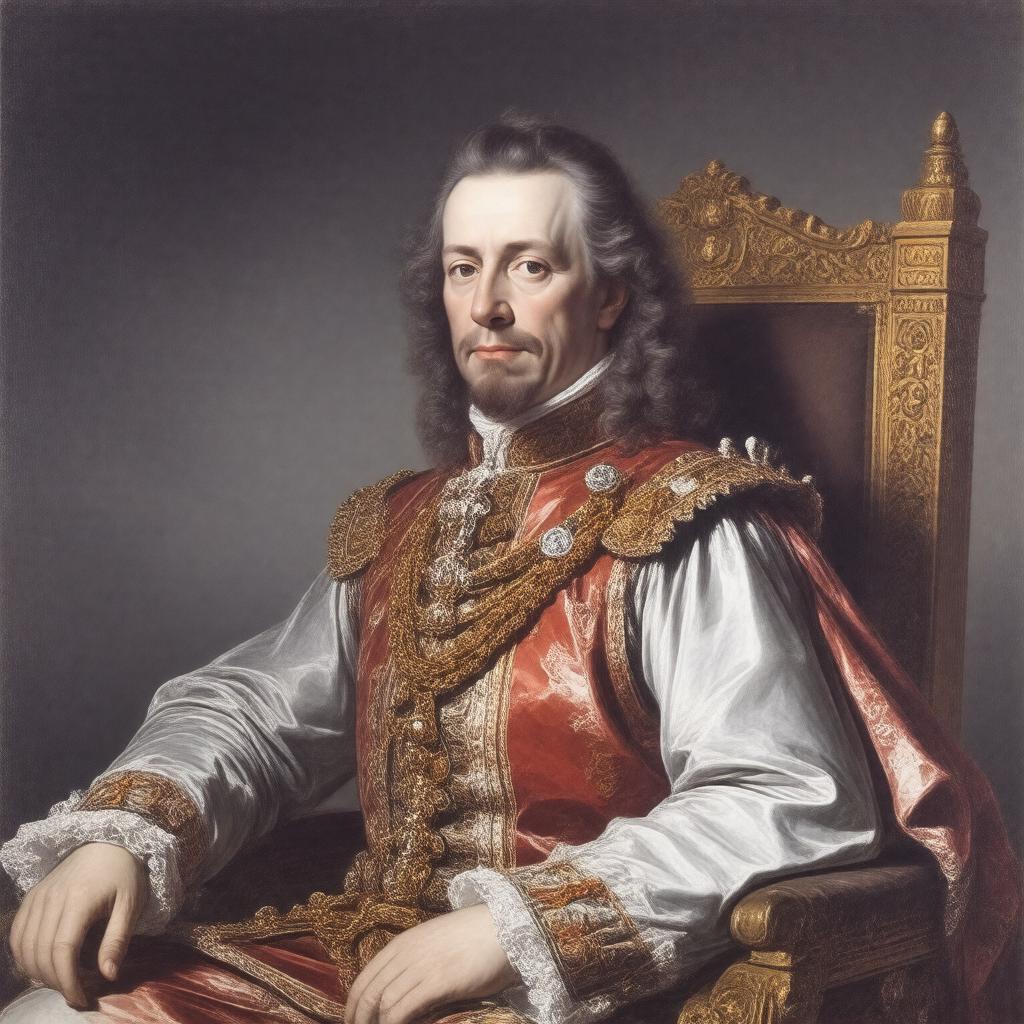 AI-created image of King George I