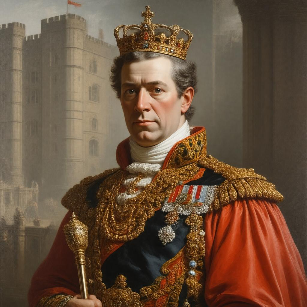 AI-created image of King George IV