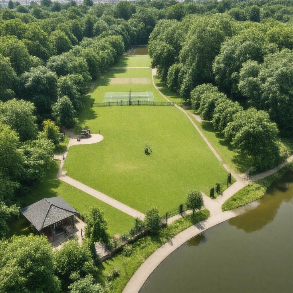 Click to view larger image AI-created image of King George's Park