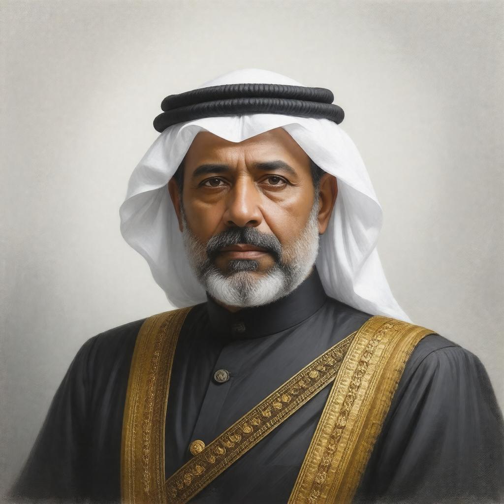 AI-created image of King Hamad bin Isa Al Khalifa of Bahrain