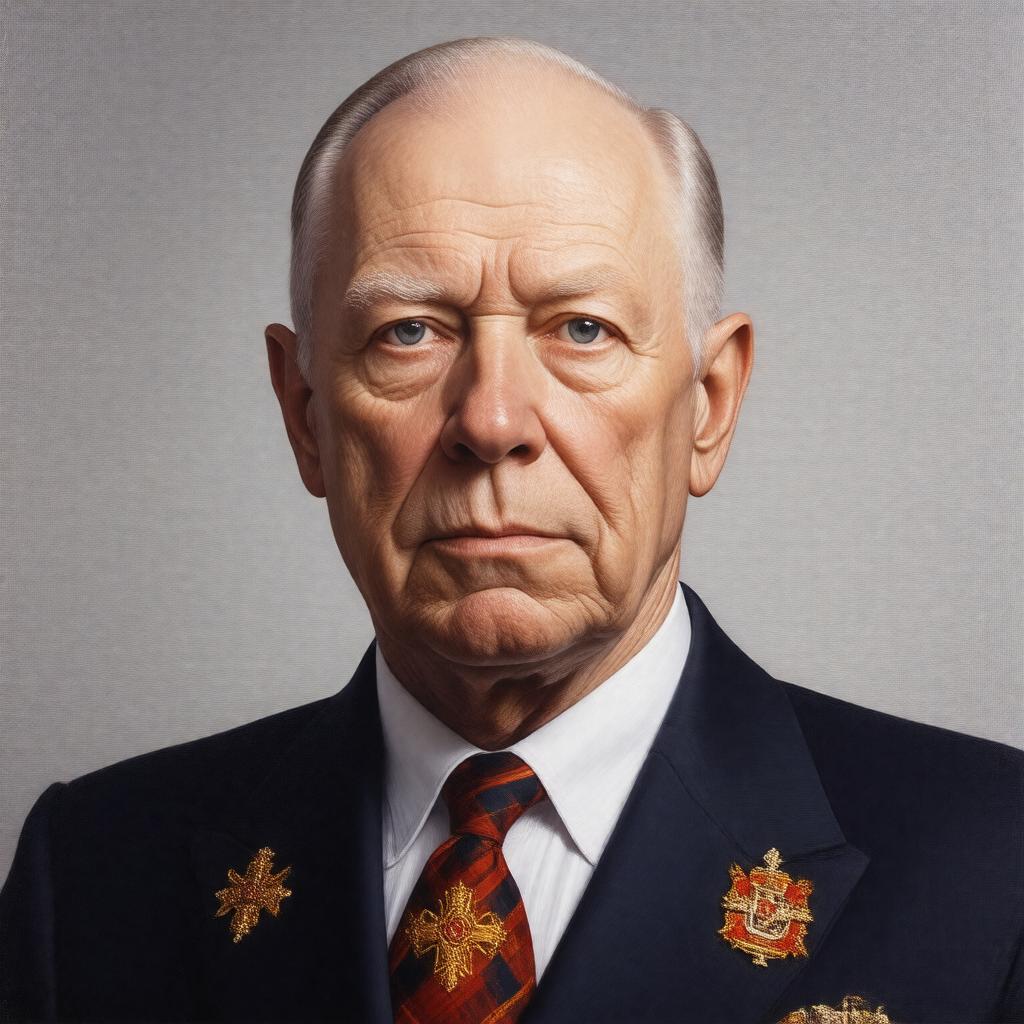 AI-created image of King Harald V of Norway