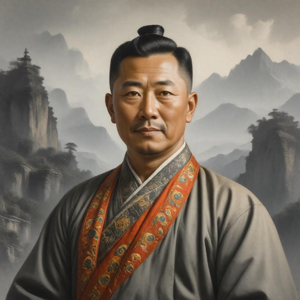 AI-created image of King Jigme Khesar Namgyel Wangchuck of Bhutan