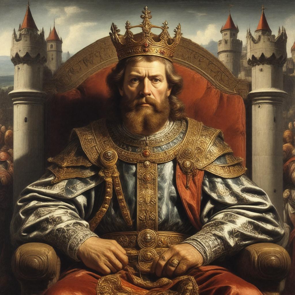 AI-created image of King John of England