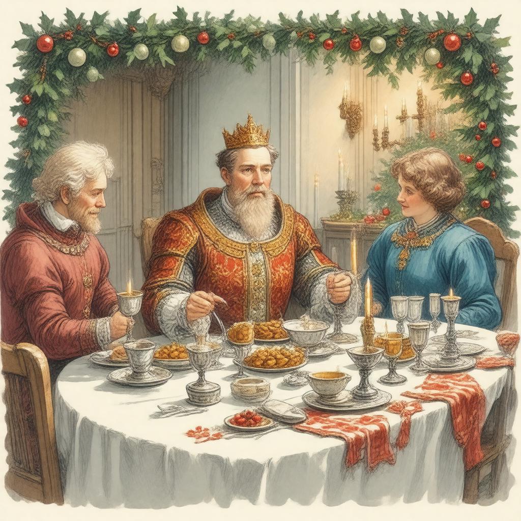 AI-created image of King John's Christmas