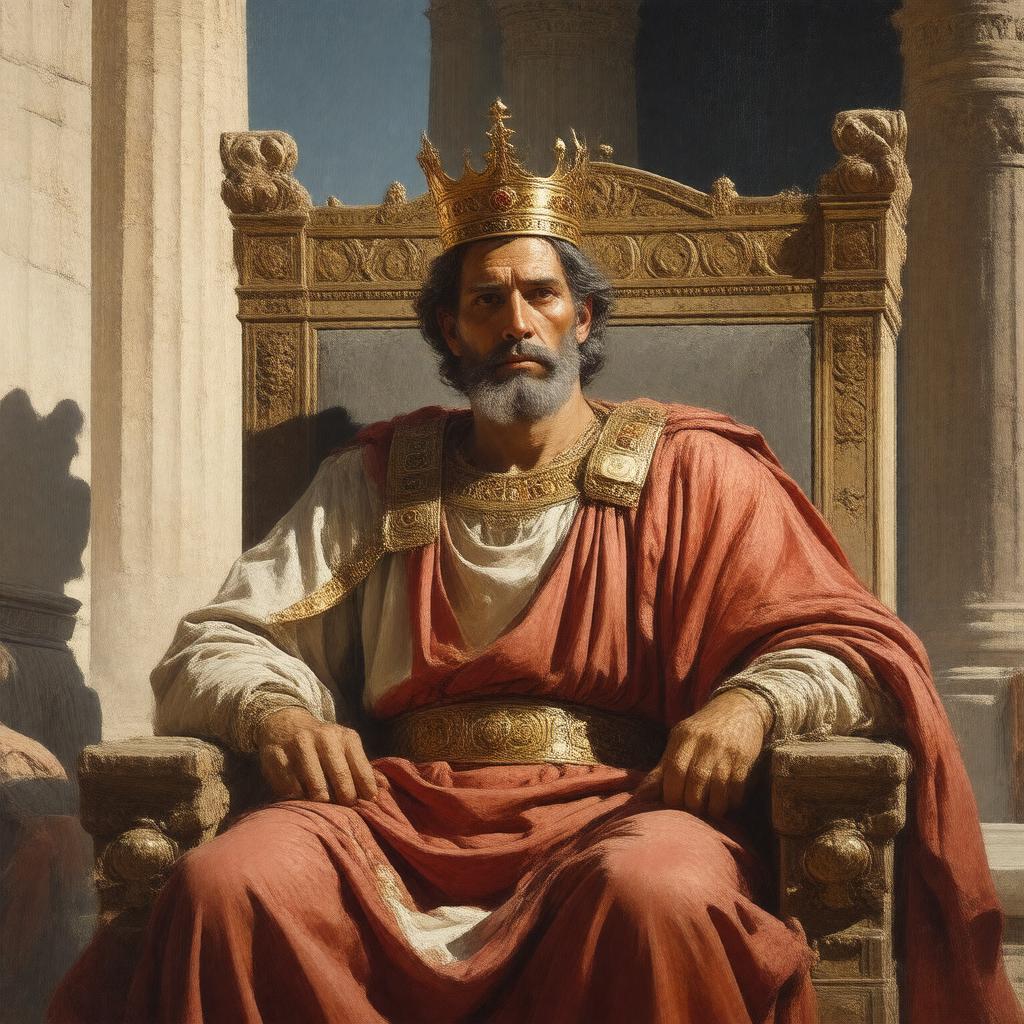 AI-created image of King Jotham