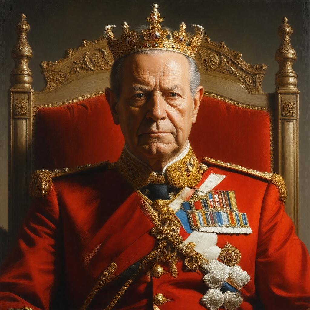 AI-created image of King Juan Carlos I
