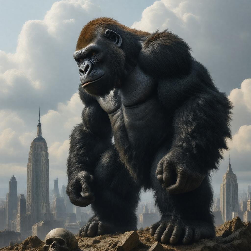 AI-created image of King Kong