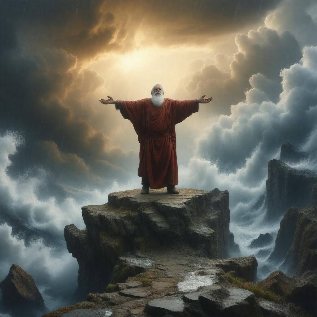 AI-created image of King Lear