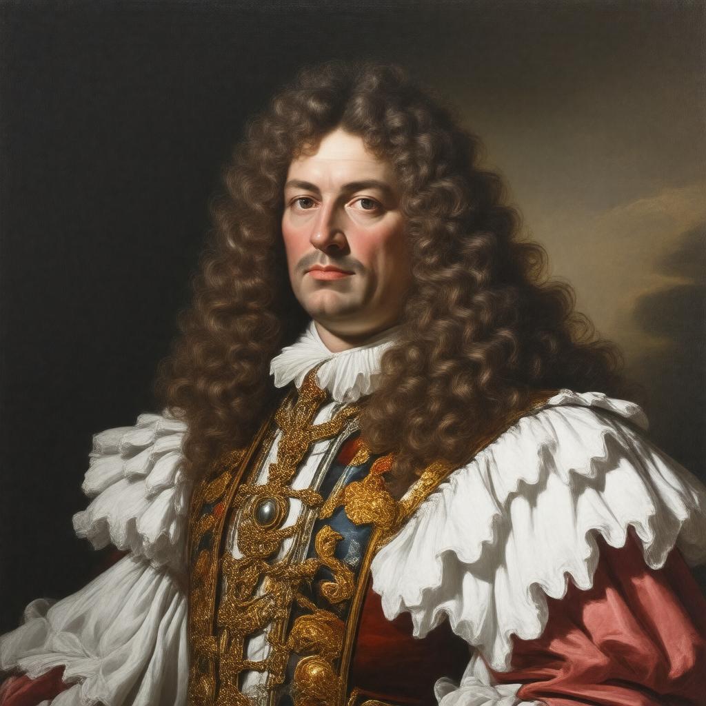 AI-created image of King Louis XIV of France