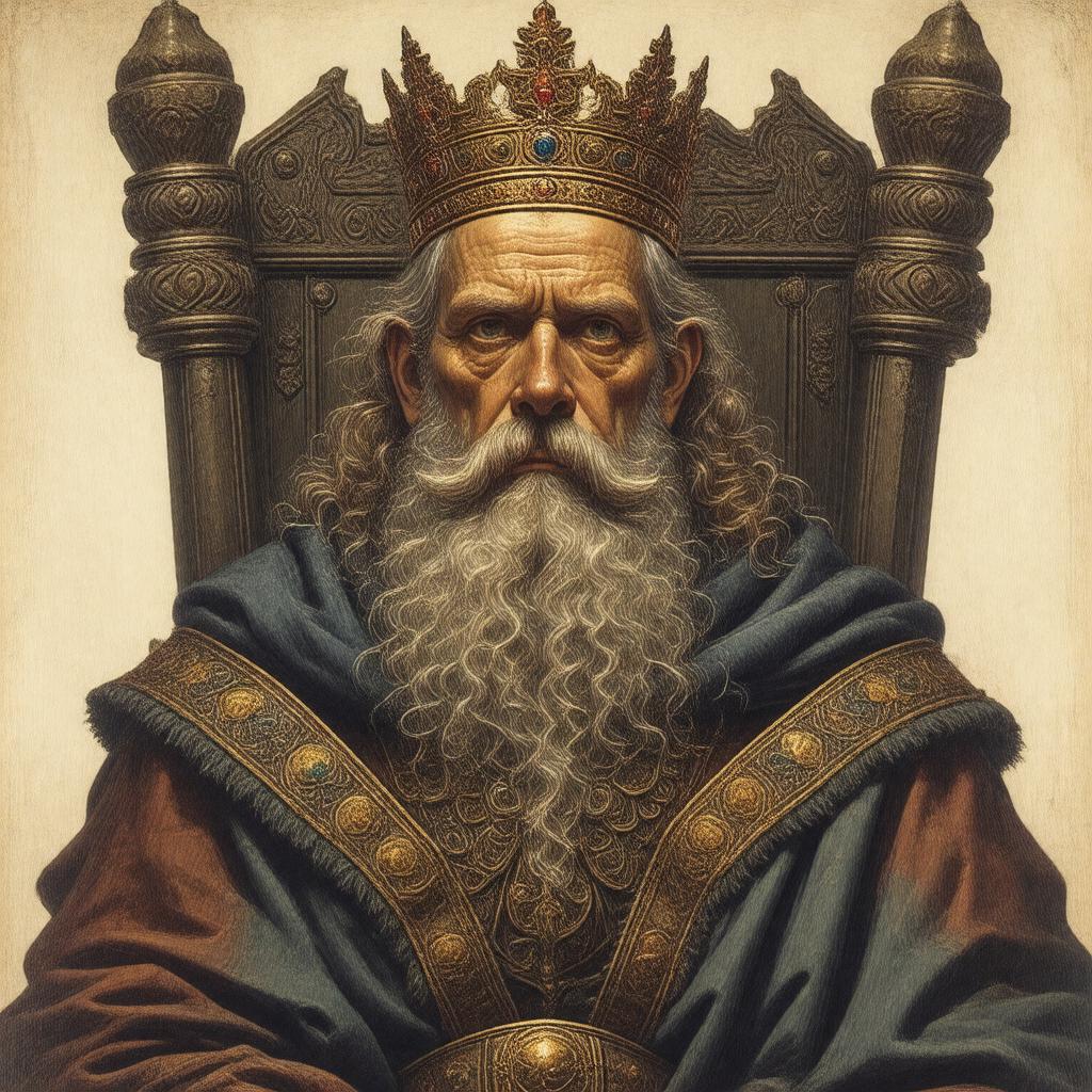 AI-created image of King Magnus