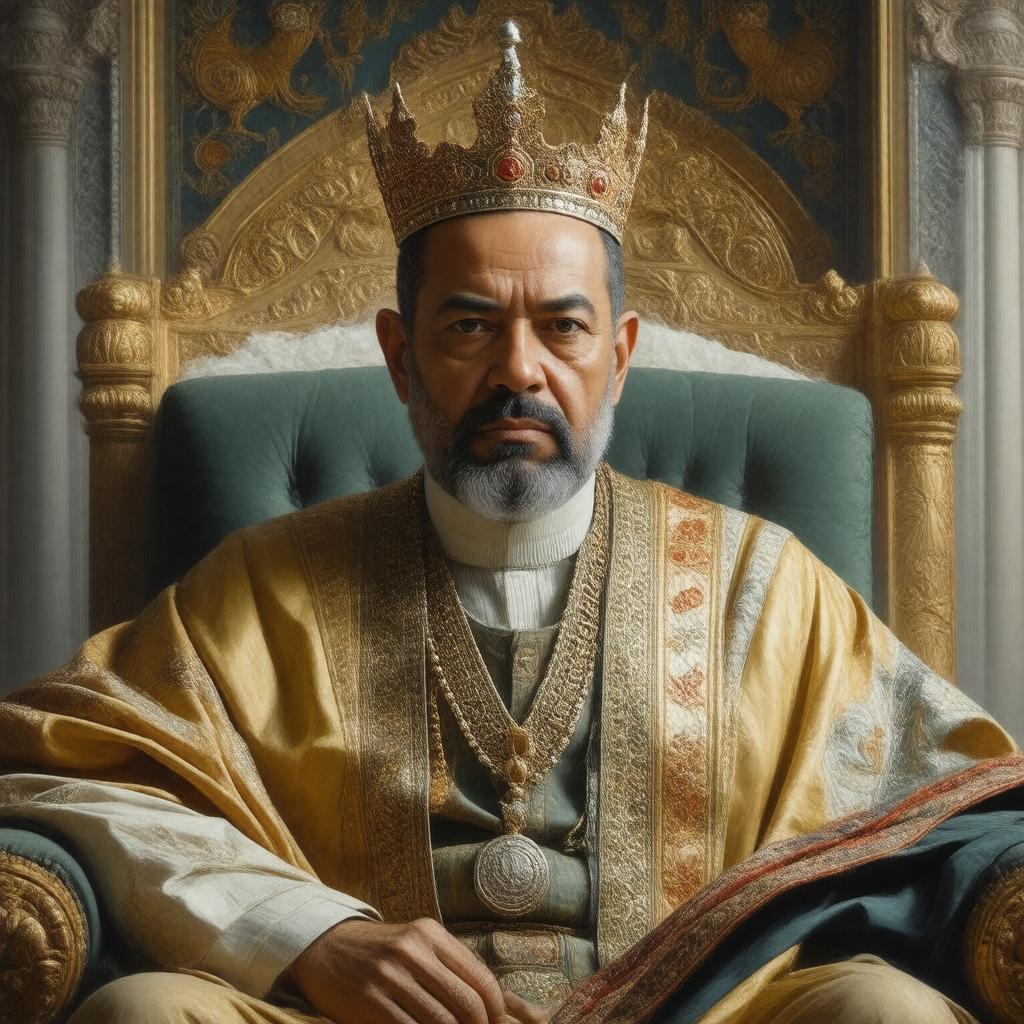 AI-created image of King Mohammed VI of Morocco
