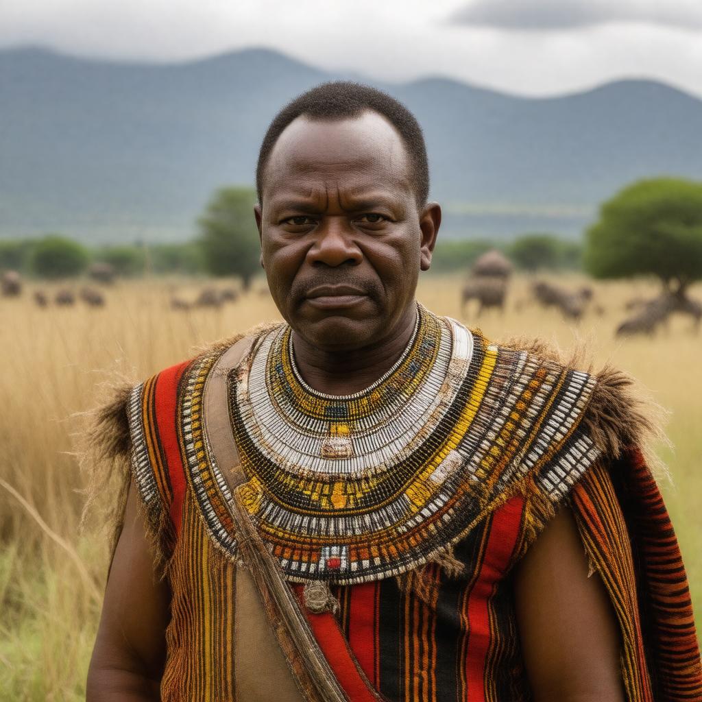 AI-created image of King Mswati III of Eswatini