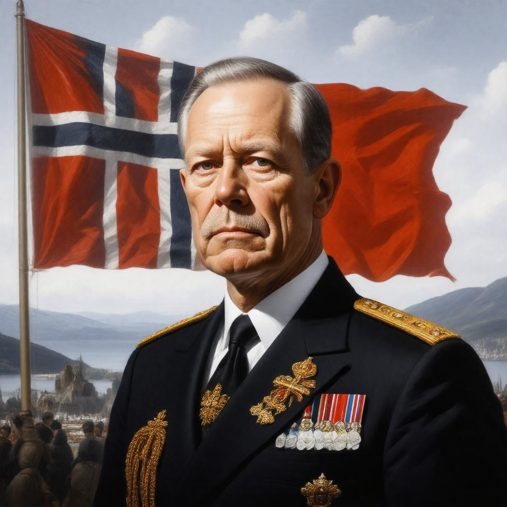 AI-created image of King Olav V