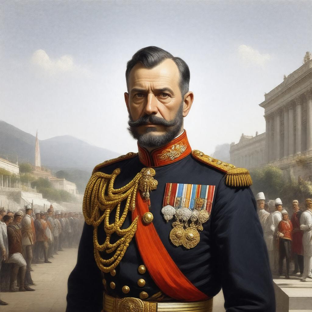 AI-created image of King Otto of Greece