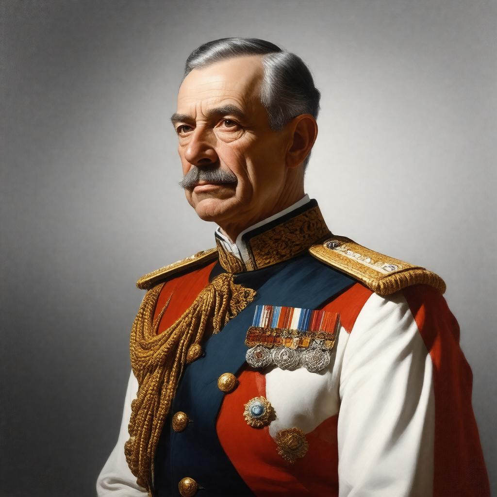 AI-created image of King Paul of Greece