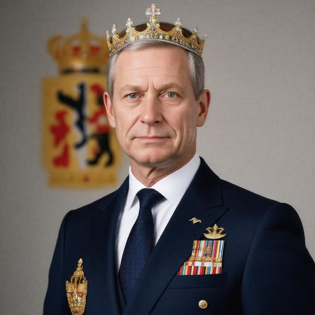 AI-created image of King Philippe of Belgium