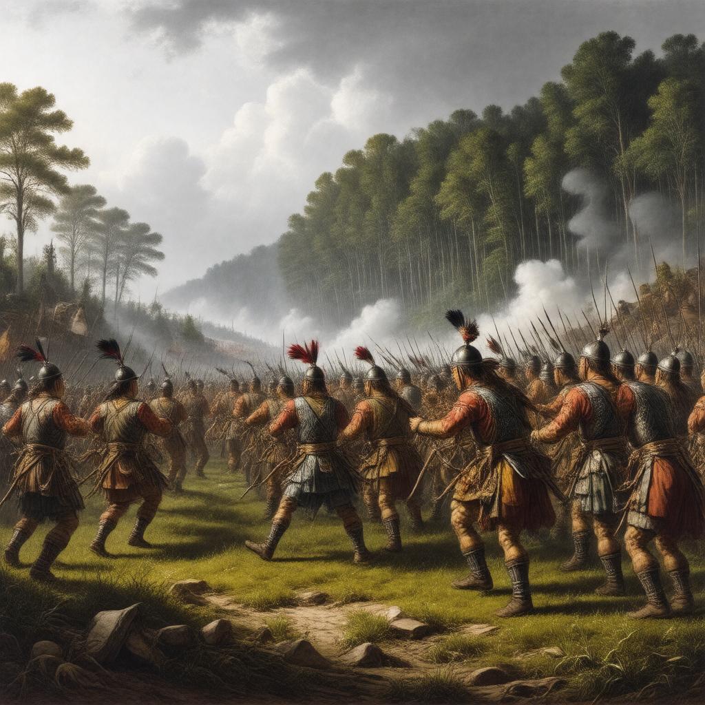 AI-created image of King Philip's War