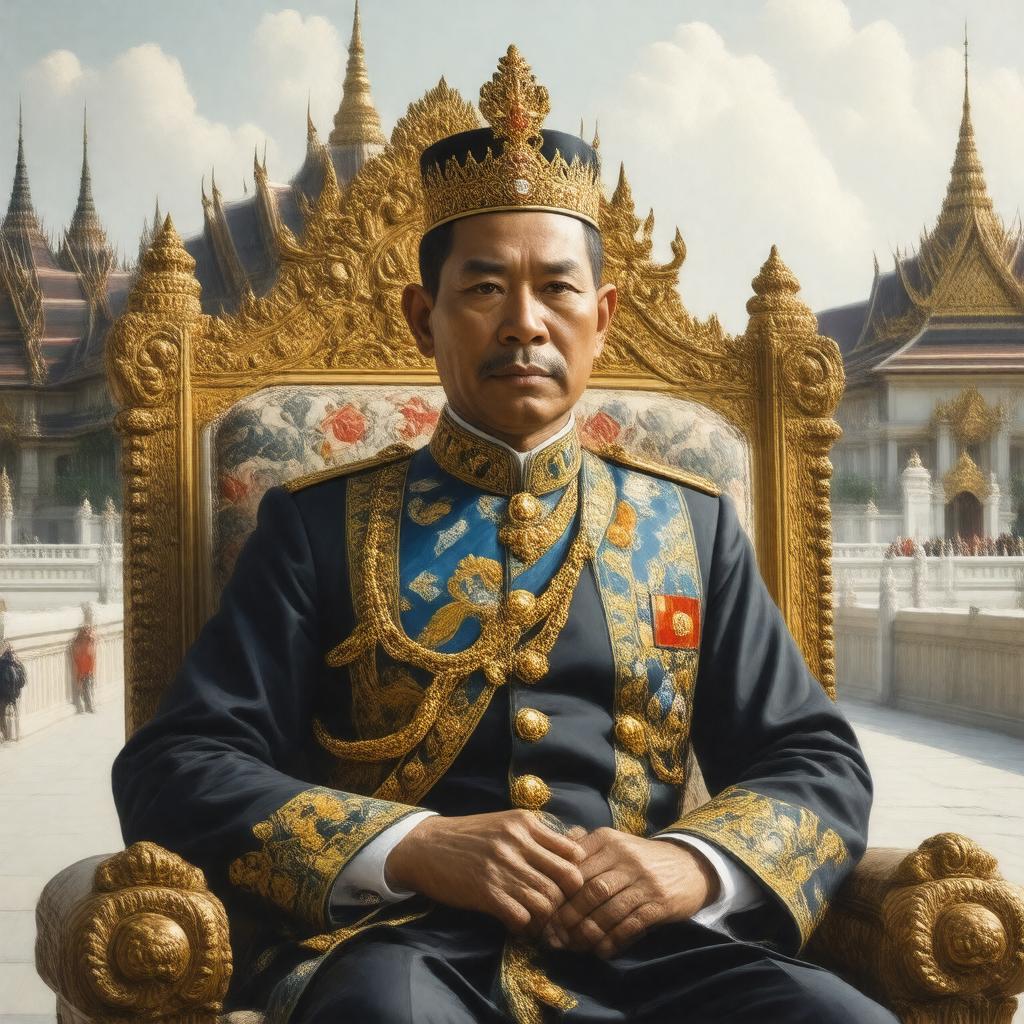 AI-created image of King Rama V (Chulalongkorn)