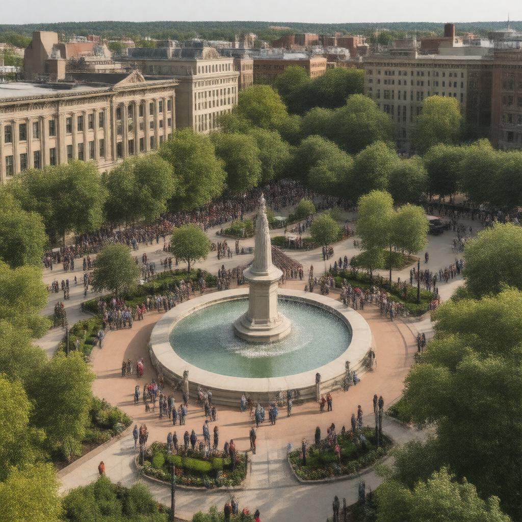 AI-created image of King Square