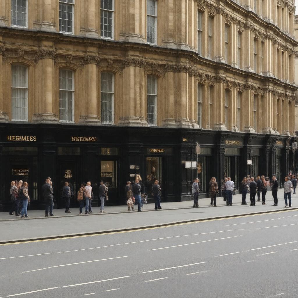 AI-created image of King Street, Manchester