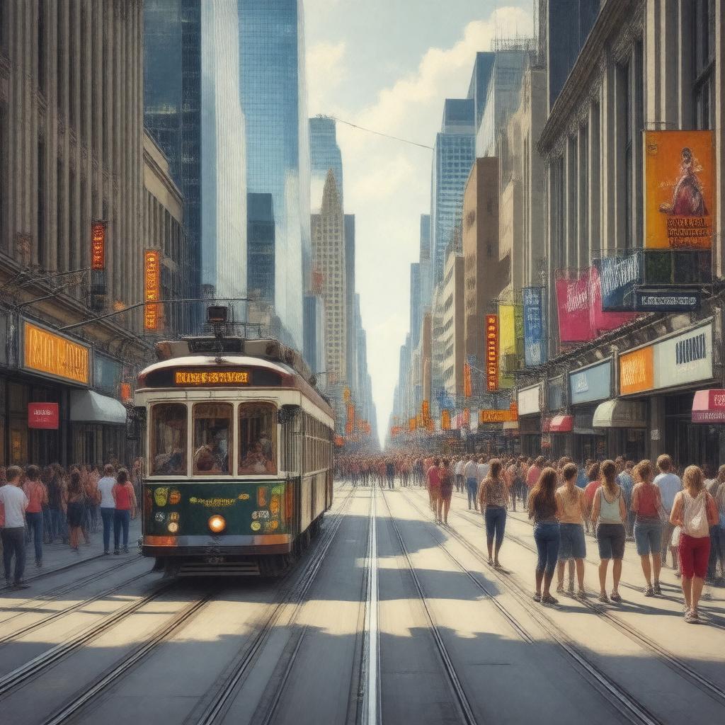 AI-created image of King Street West