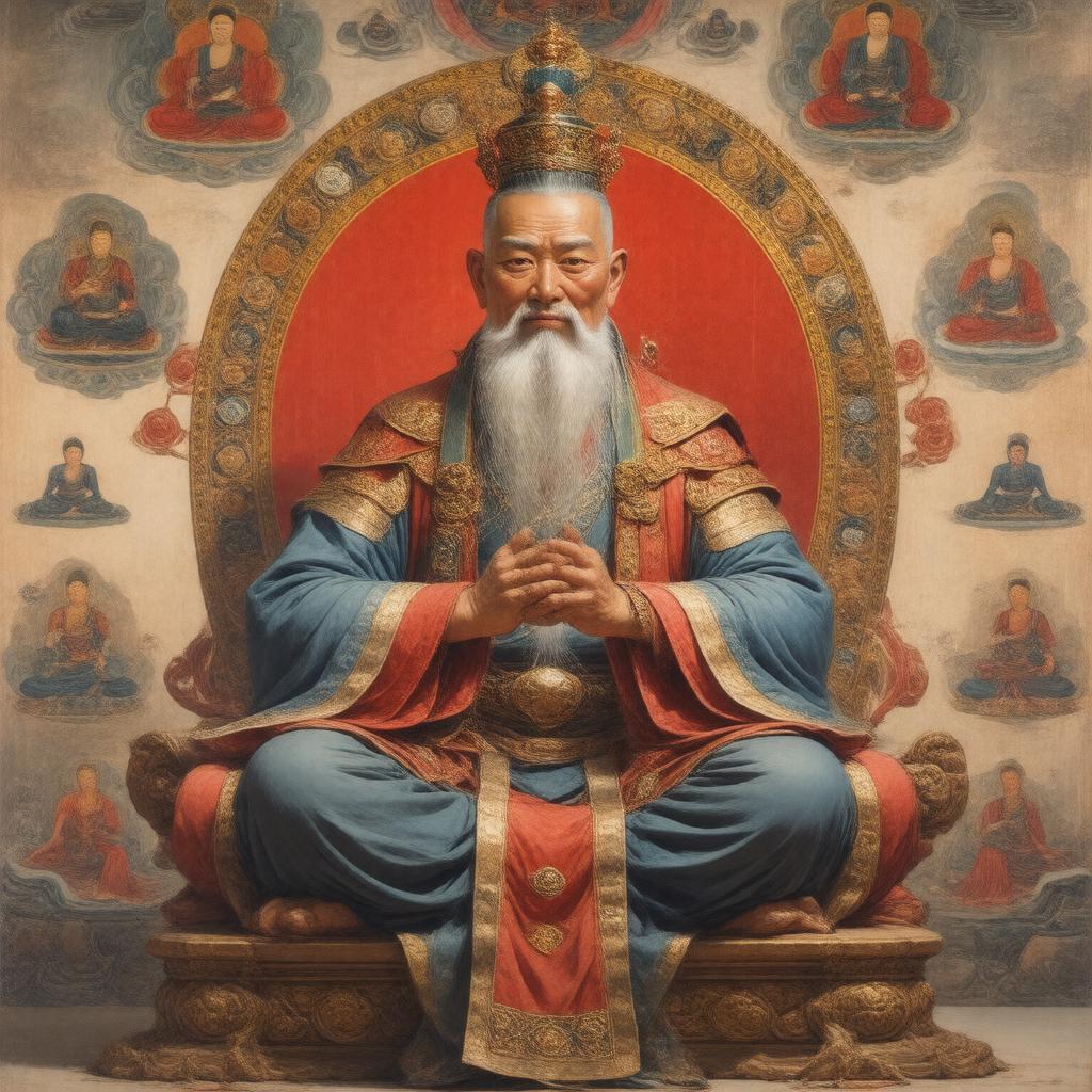 AI-created image of King Trisong Detsen