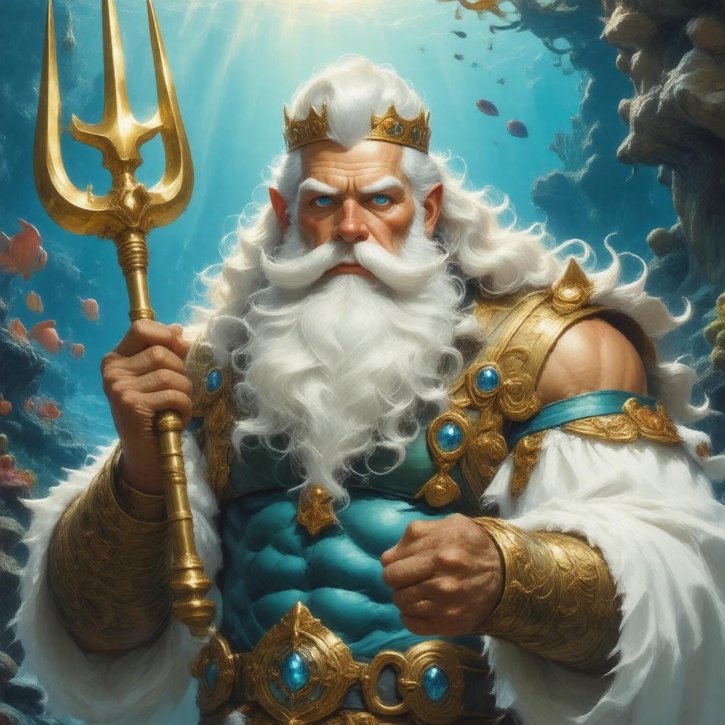 AI-created image of King Triton