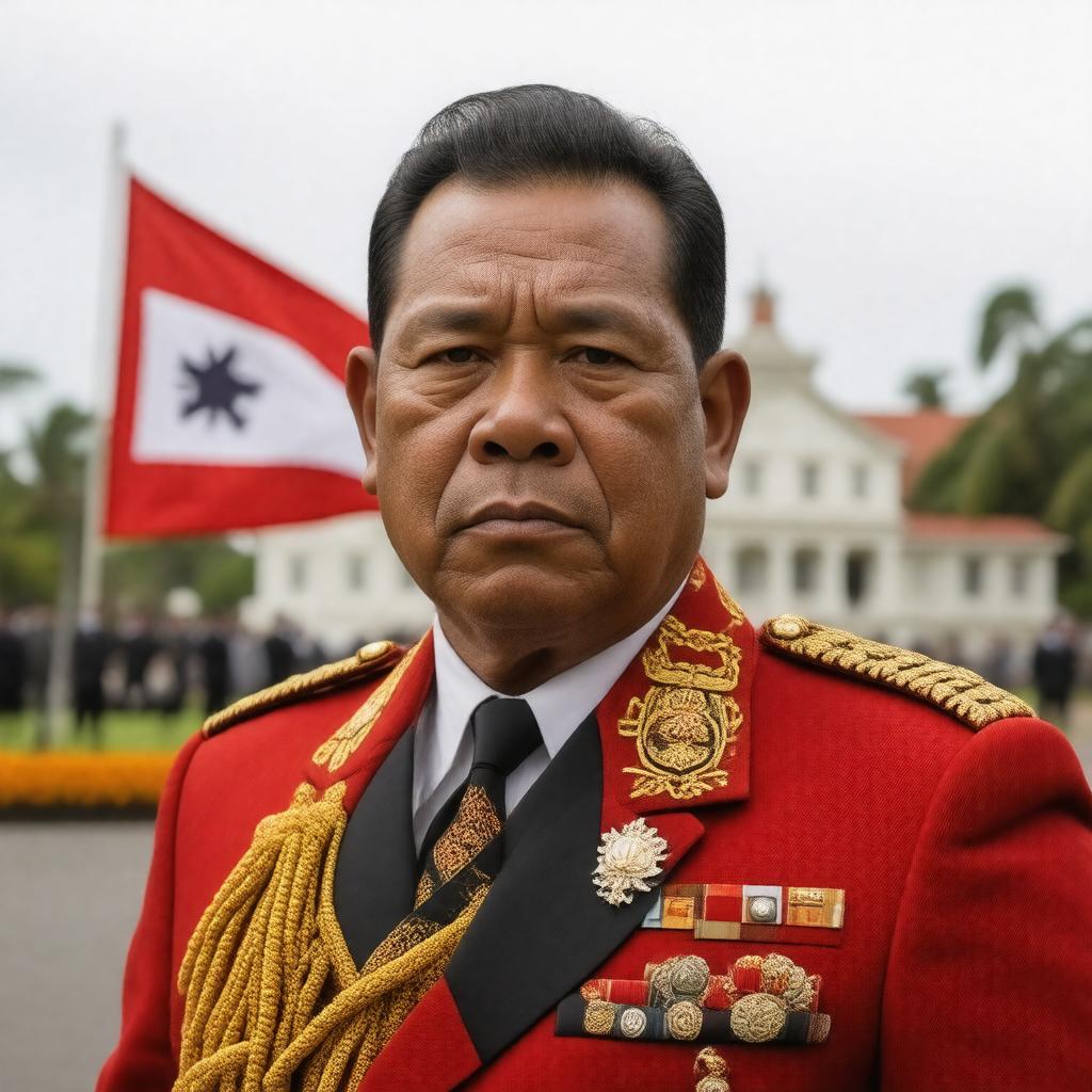 AI-created image of King Tupou VI of Tonga