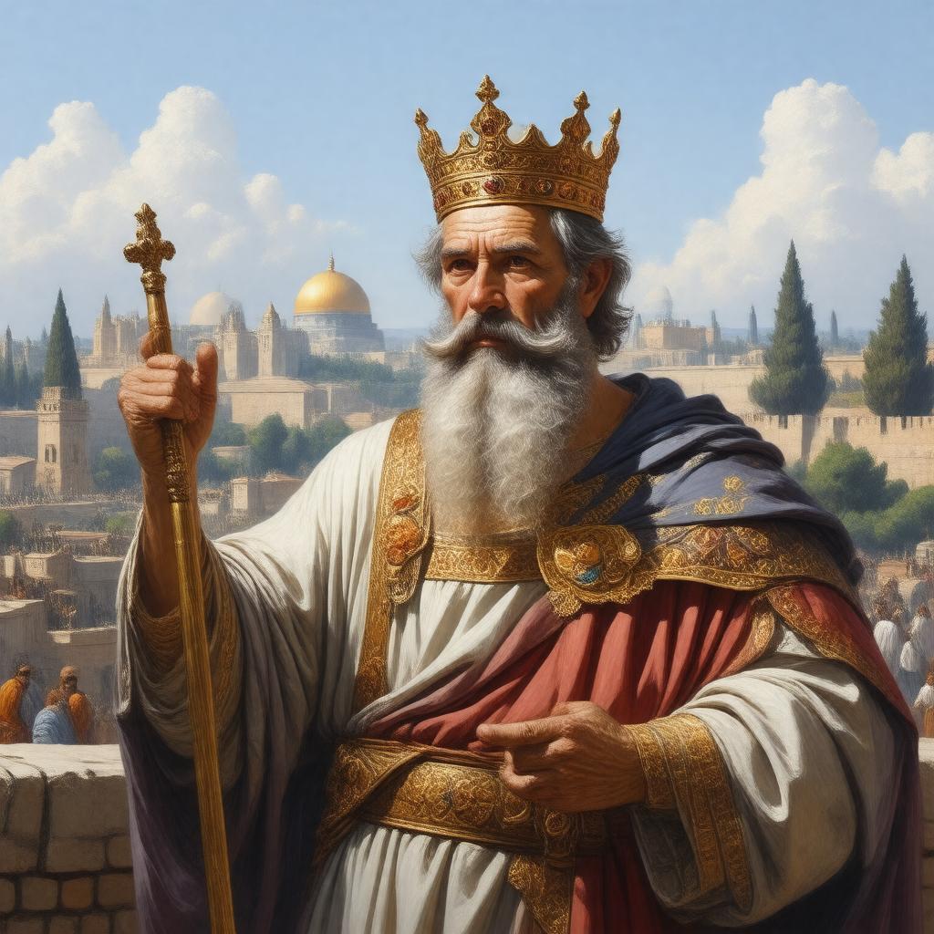 AI-created image of King Uzziah