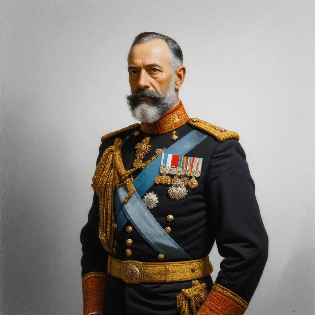 Click to view larger image AI-created image of King Victor Emmanuel III of Italy