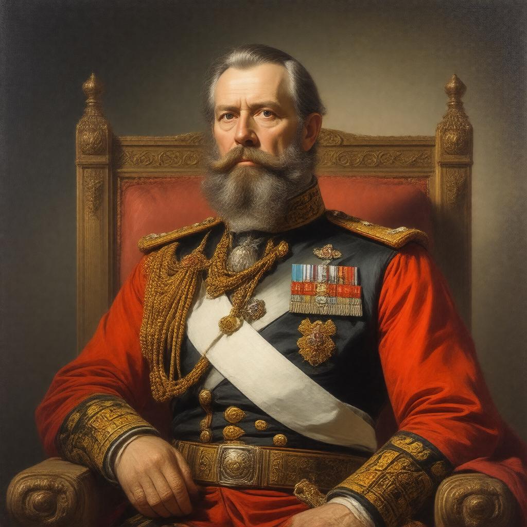 Click to view larger image AI-created image of King William I of the Netherlands