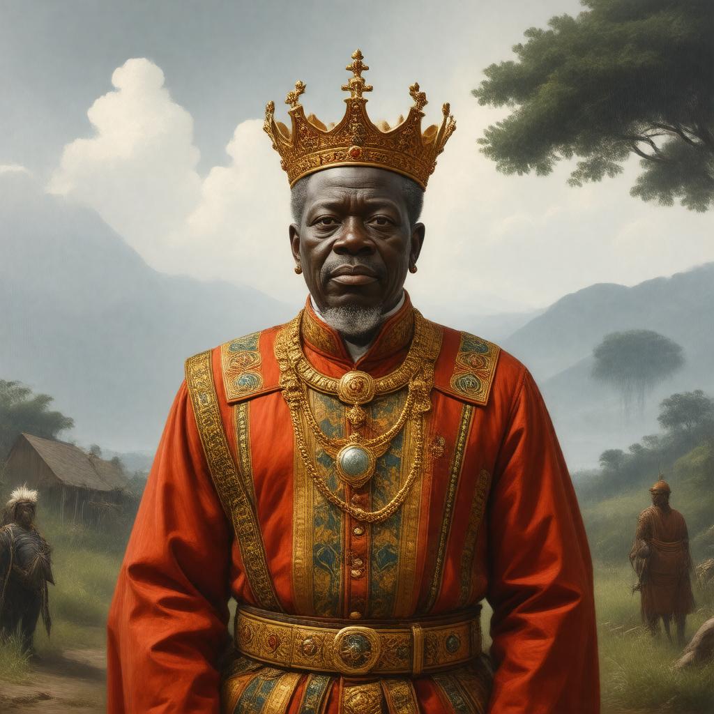 AI-created image of King of Eswatini