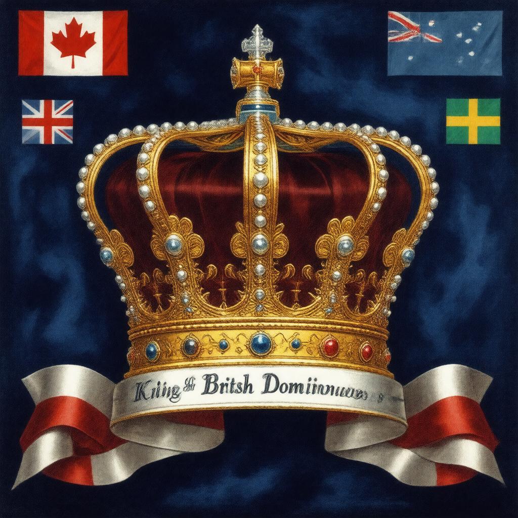 AI-created image of King of the British Dominions