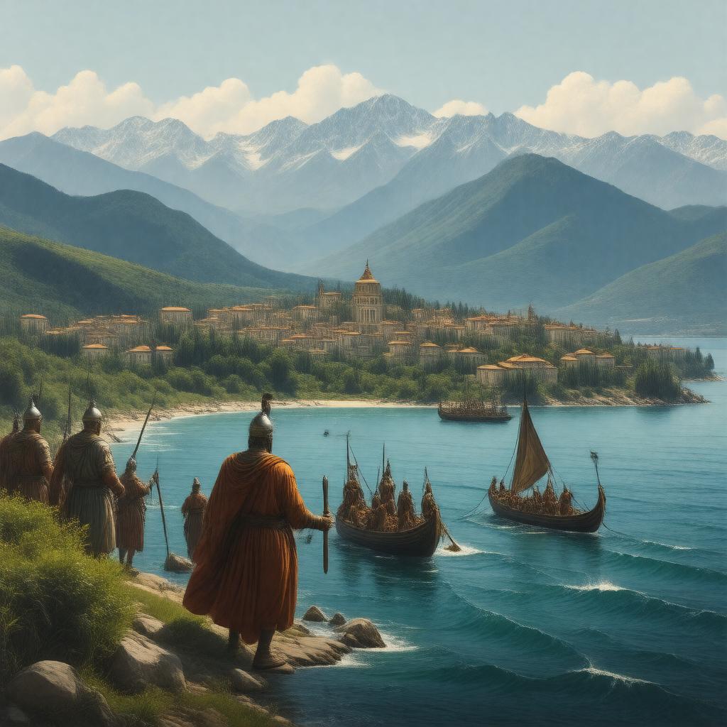 AI-created image of Kingdom of Colchis