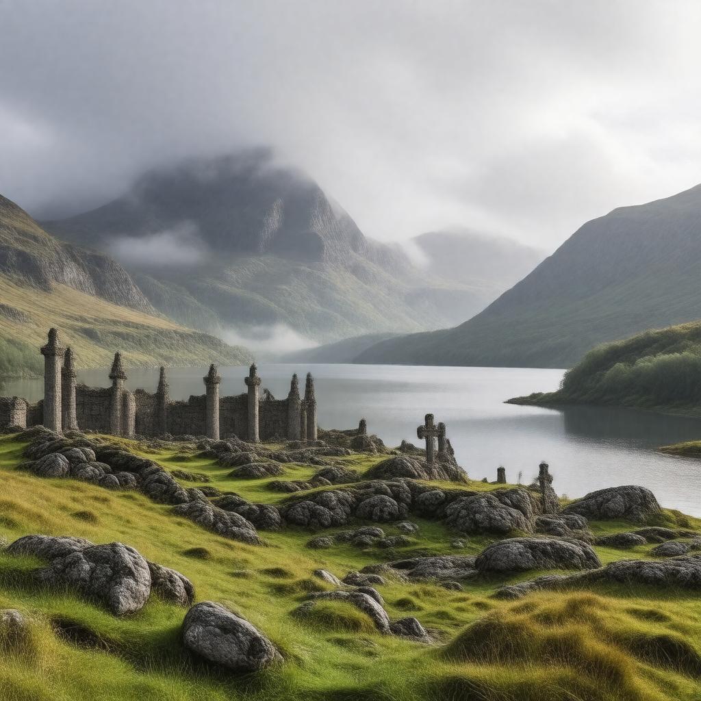 AI-created image of Kingdom of Dál Riata