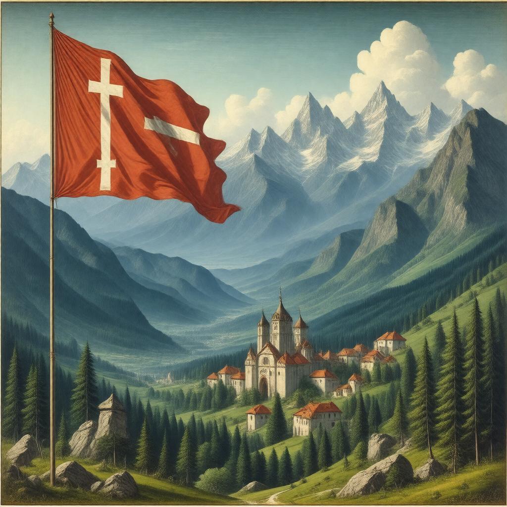 AI-created image of Kingdom of Georgia