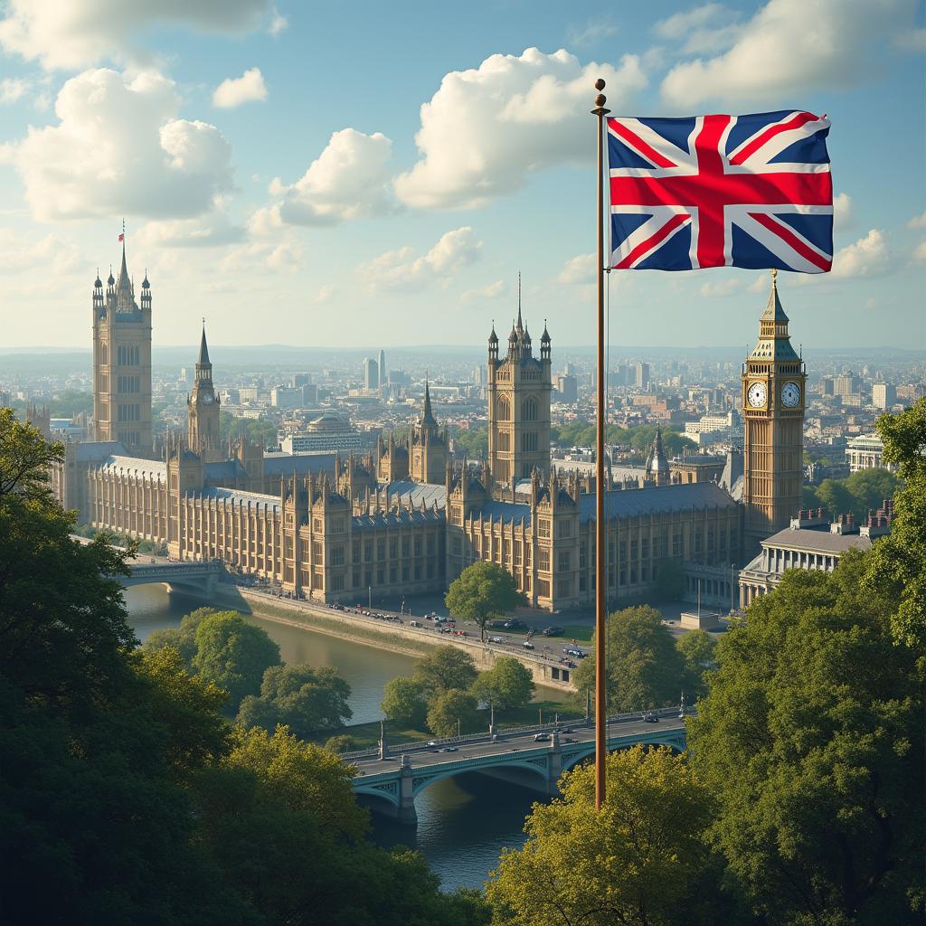 AI-created image of Kingdom of Great Britain