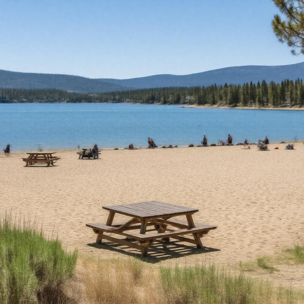 Click to view larger image AI-created image of Kings Beach State Recreation Area